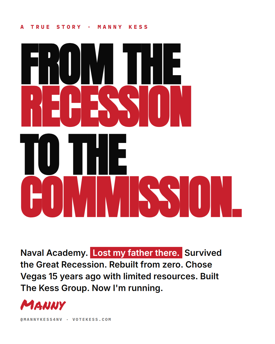 From the Recession to the Commission
