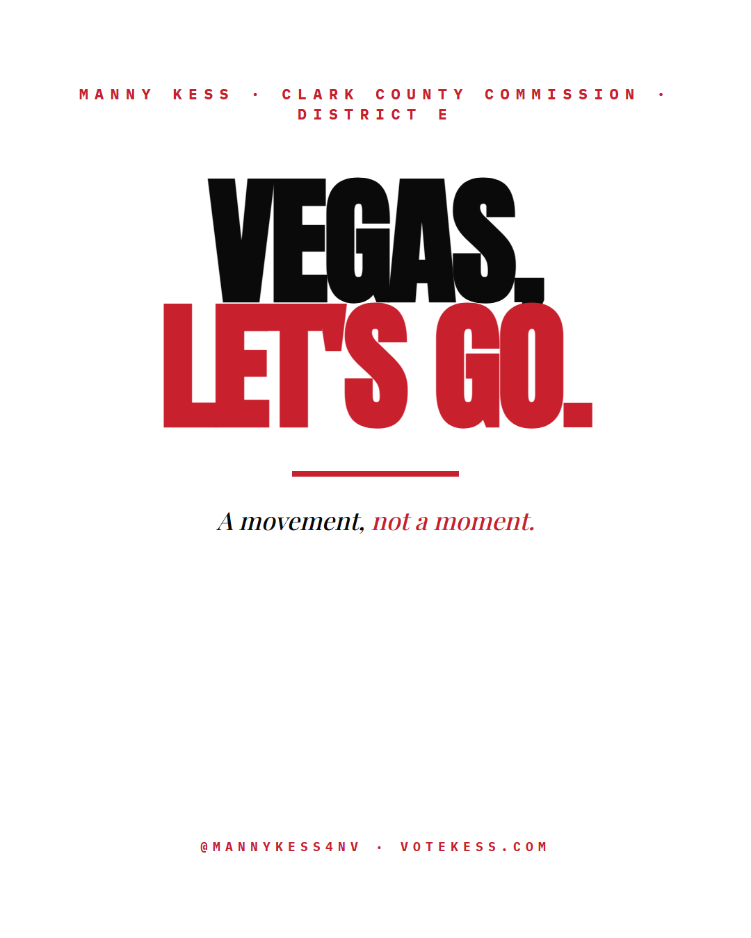 Vegas let's go manifesto
