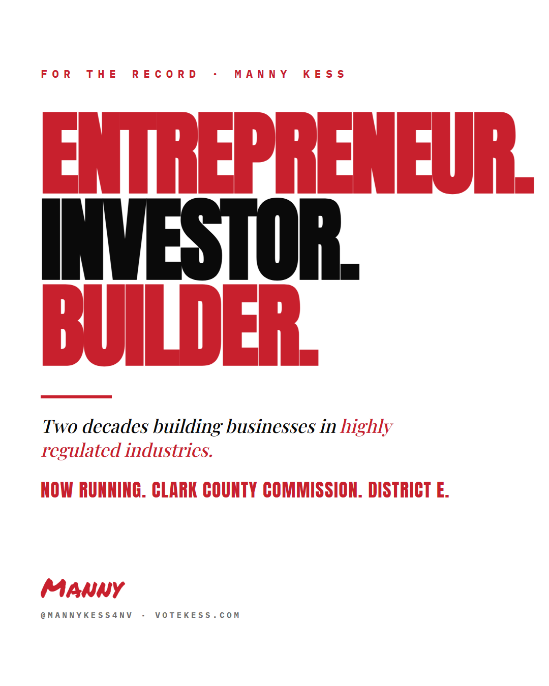 Entrepreneur Investor Builder
