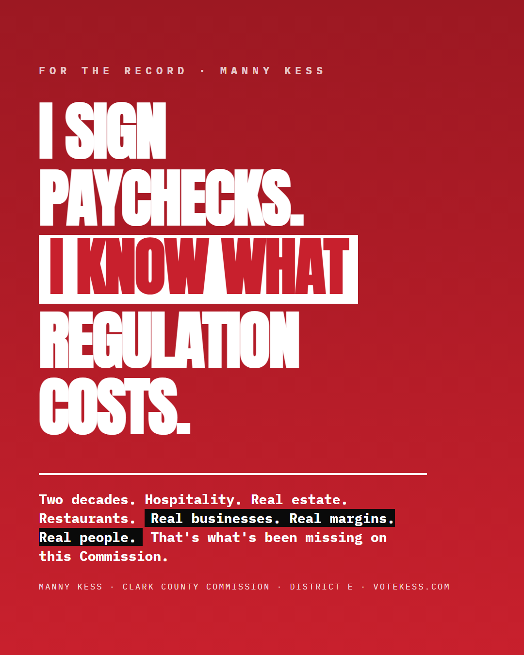 I sign paychecks